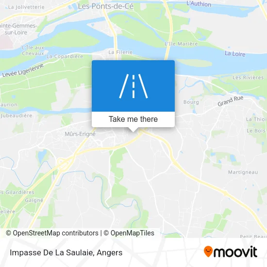 Impasse De La Saulaie map