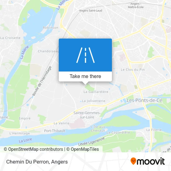 Mapa Chemin Du Perron