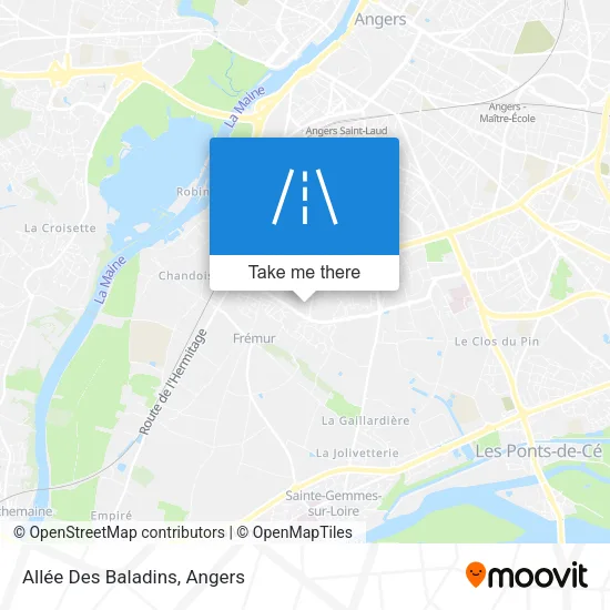 Allée Des Baladins map