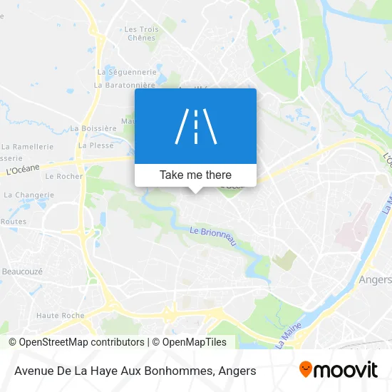 Avenue De La Haye Aux Bonhommes map