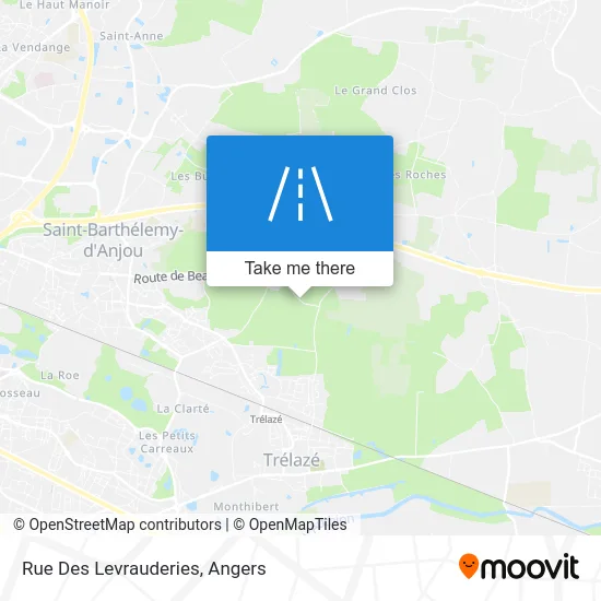 Mapa Rue Des Levrauderies