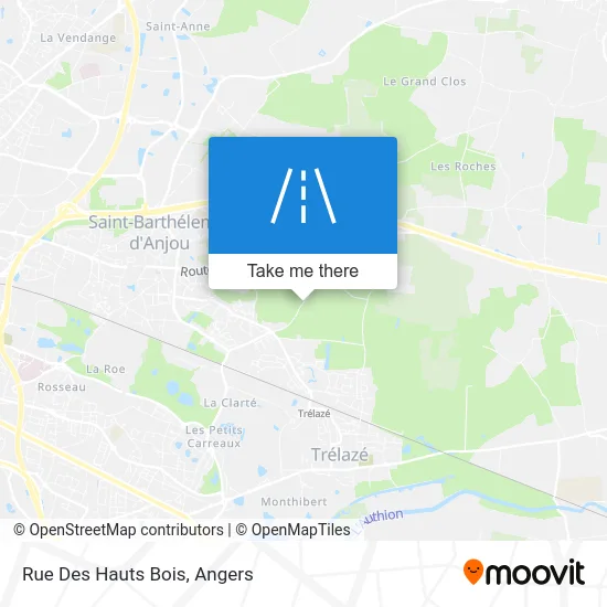 Rue Des Hauts Bois map