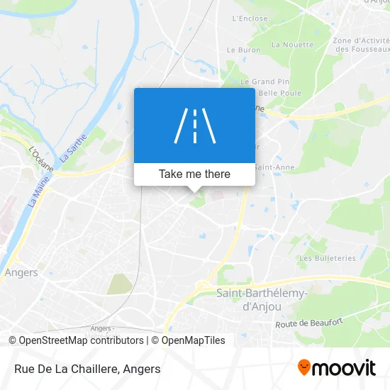 Mapa Rue De La Chaillere