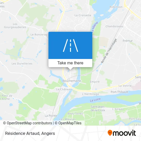 Résidence Artaud map