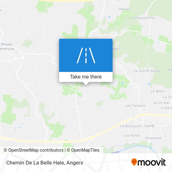 Chemin De La Belle Haie map