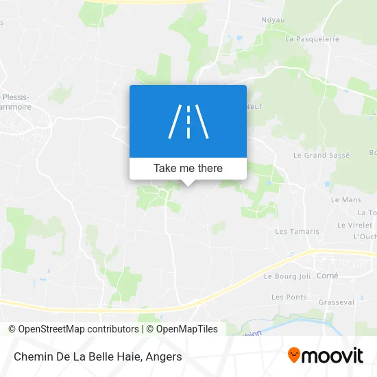 Chemin De La Belle Haie map