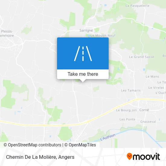 Chemin De La Molière map