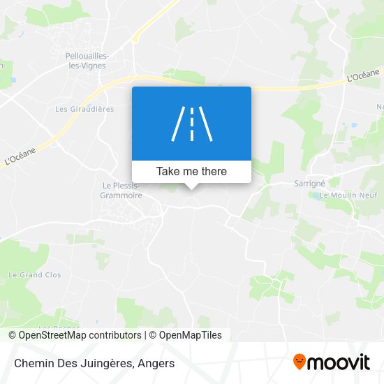 Chemin Des Juingères map