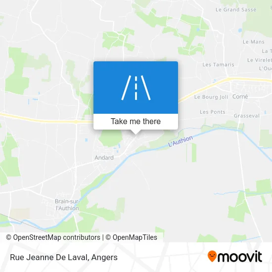 Rue Jeanne De Laval map
