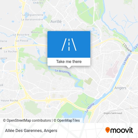 Allée Des Garennes map