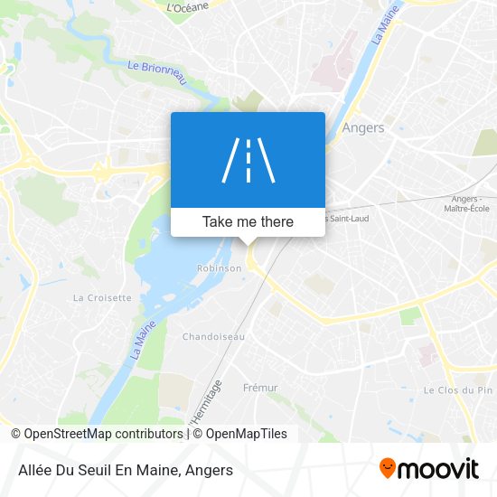 Allée Du Seuil En Maine map