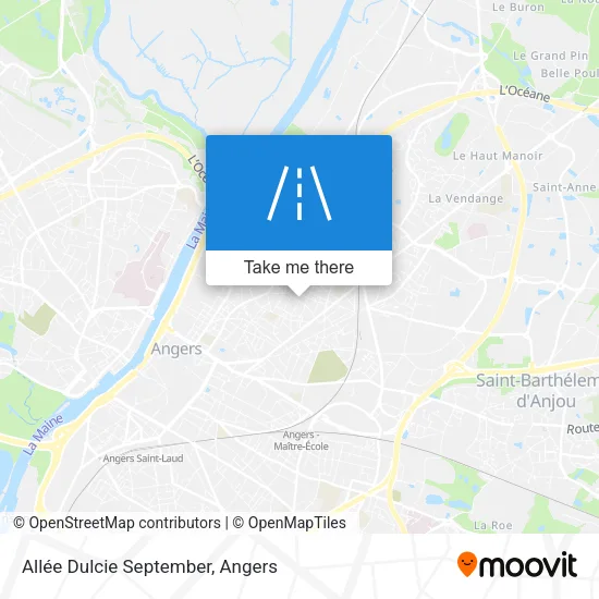 Allée Dulcie September map