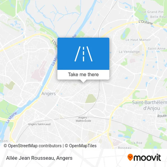 Allée Jean Rousseau map