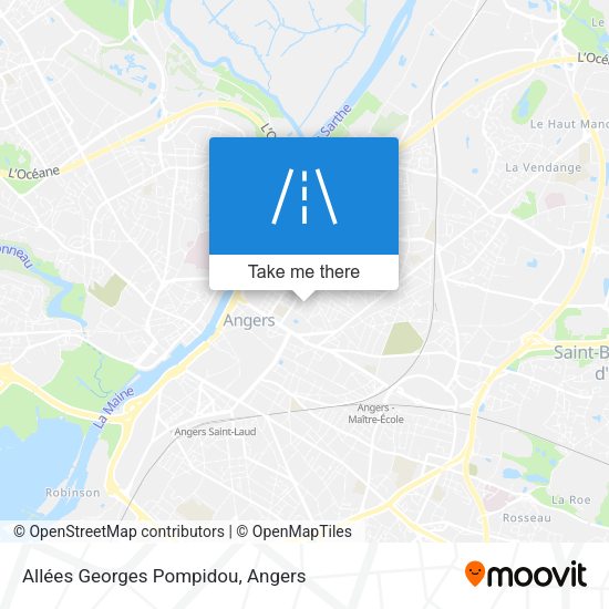 Allées Georges Pompidou map