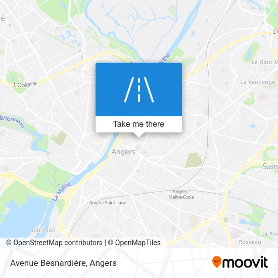 Avenue Besnardière map