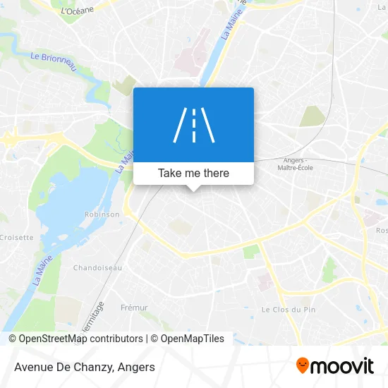 Avenue De Chanzy map