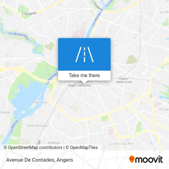 Avenue De Contades map