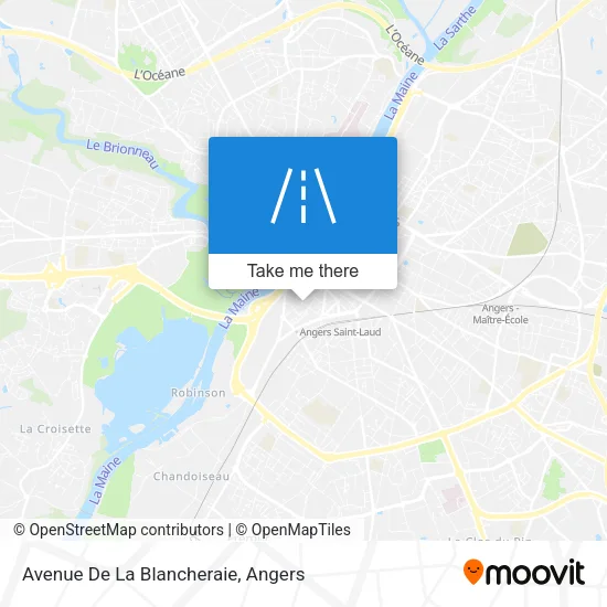 Avenue De La Blancheraie map