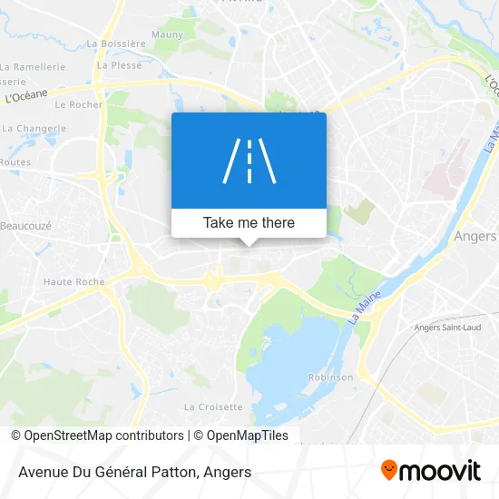 Avenue Du Général Patton map