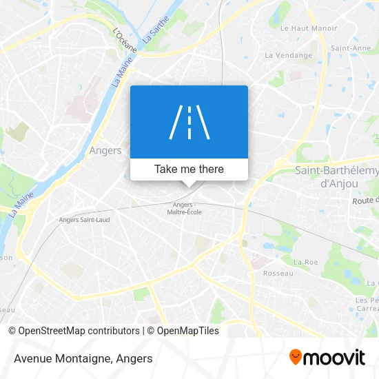 Avenue Montaigne map