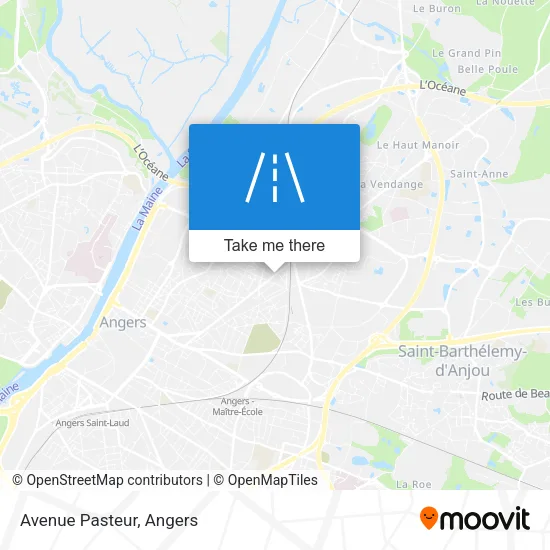 Avenue Pasteur map