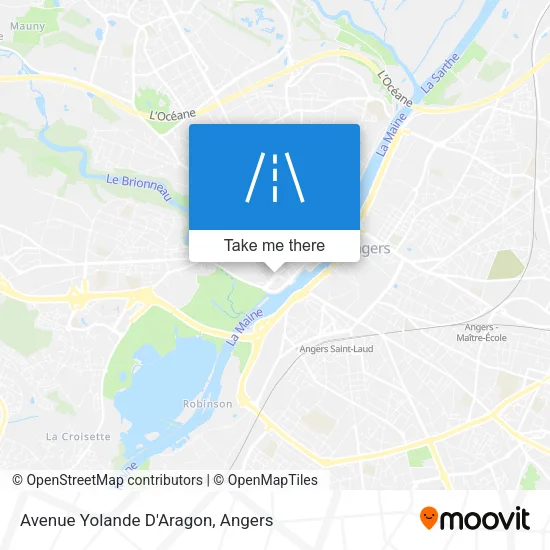 Avenue Yolande D'Aragon map
