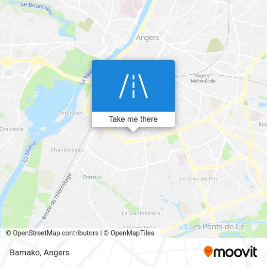 Bamako map