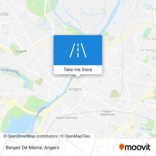 Berges De Maine map