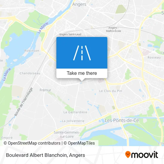 Boulevard Albert Blanchoin map