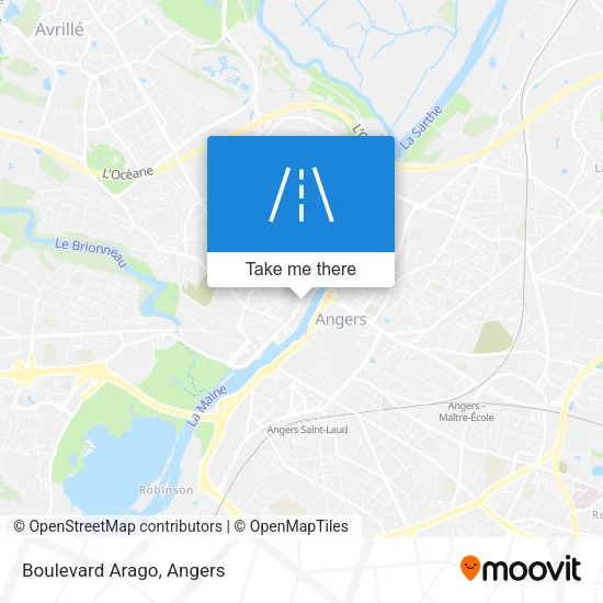 Boulevard Arago map