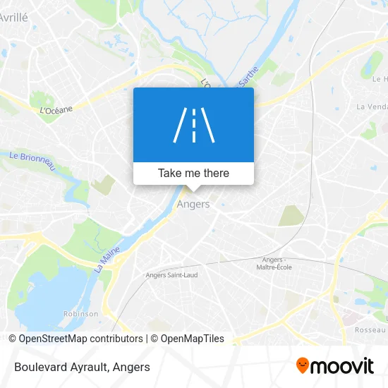 Boulevard Ayrault map