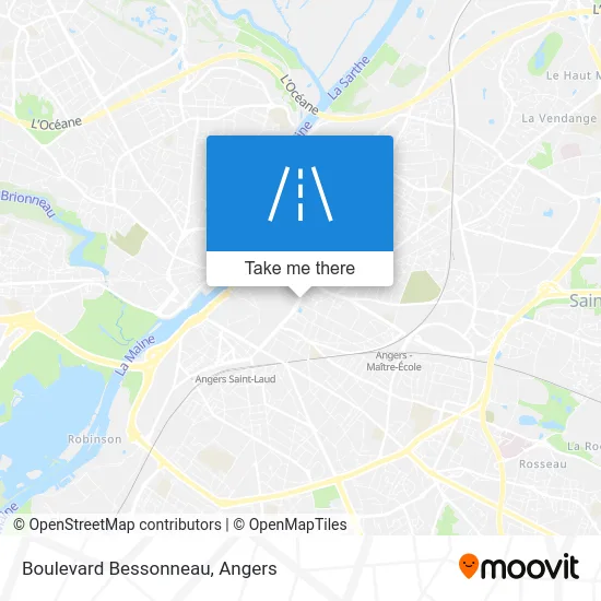 Mapa Boulevard Bessonneau