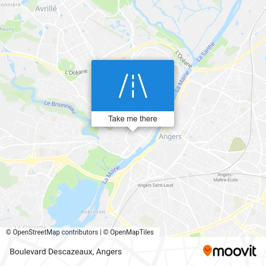 Boulevard Descazeaux map