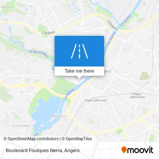 Boulevard Foulques Nerra map