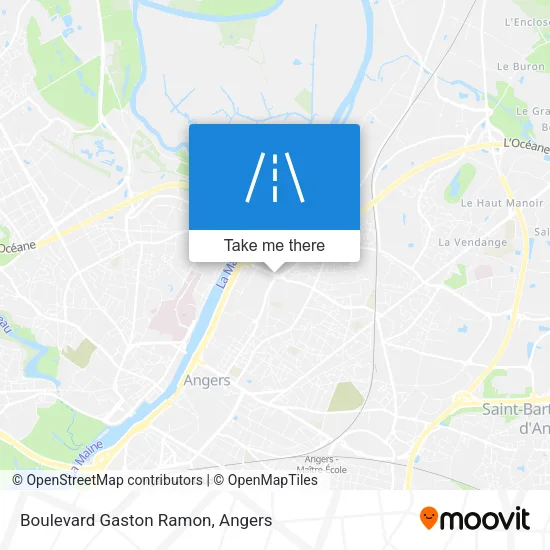 Boulevard Gaston Ramon map