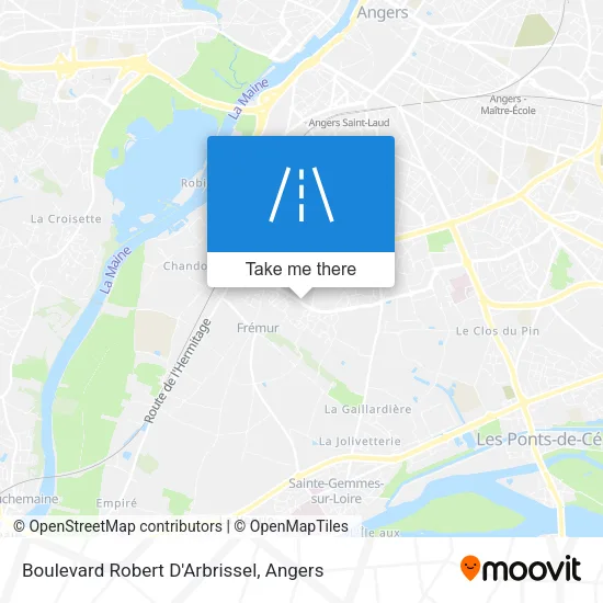 Boulevard Robert D'Arbrissel map