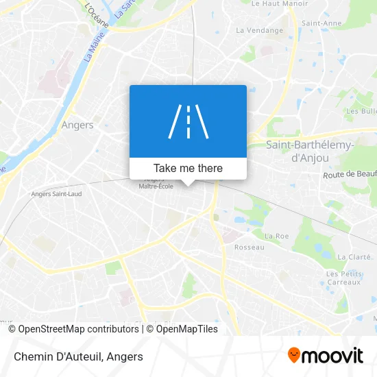 Chemin D'Auteuil map
