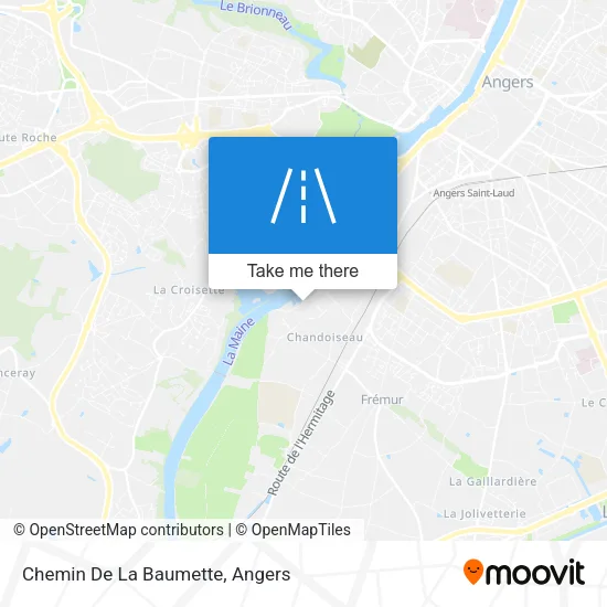 Chemin De La Baumette map