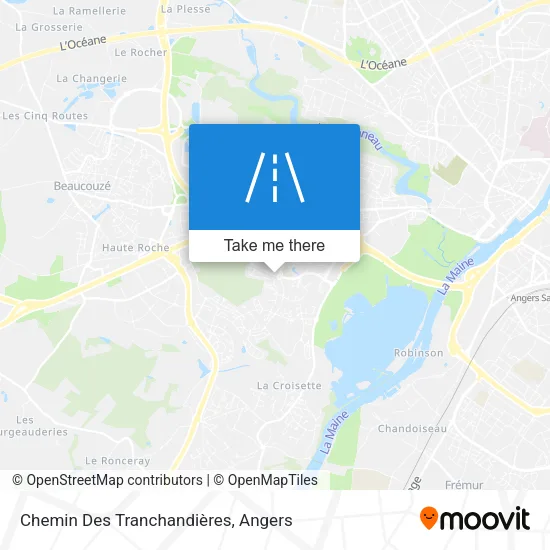 Chemin Des Tranchandières map