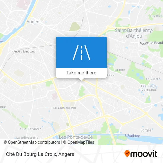 Cité Du Bourg La Croix map