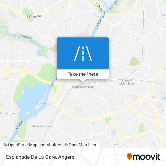Esplanade De La Gare map