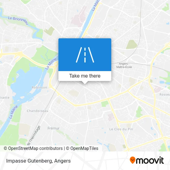 Impasse Gutenberg map