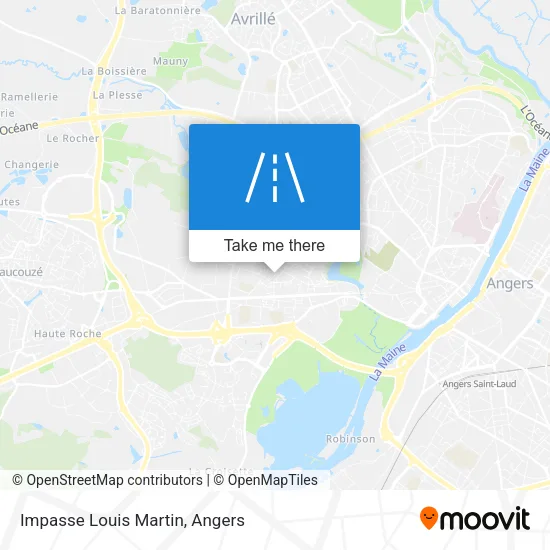 Impasse Louis Martin map