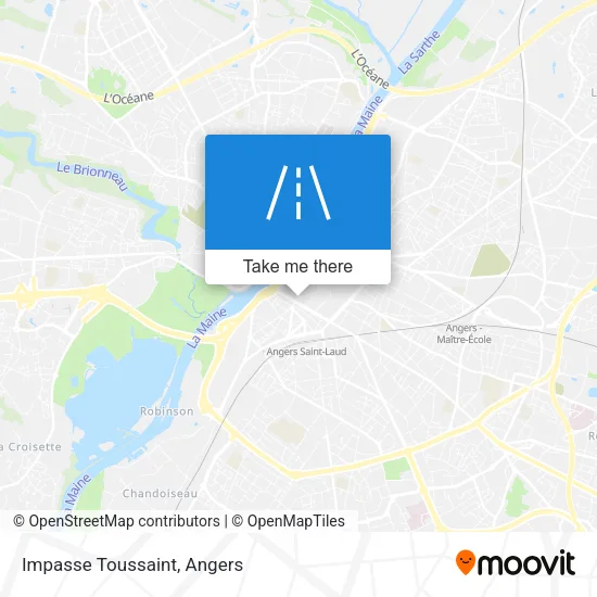 Impasse Toussaint map