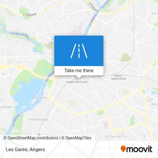 Les Gares map