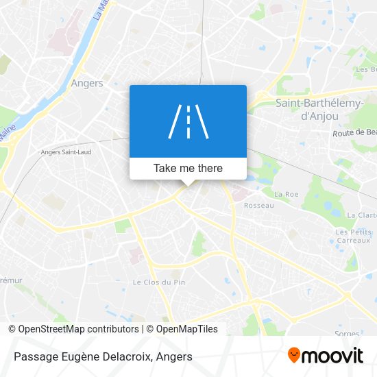 Passage Eugène Delacroix map
