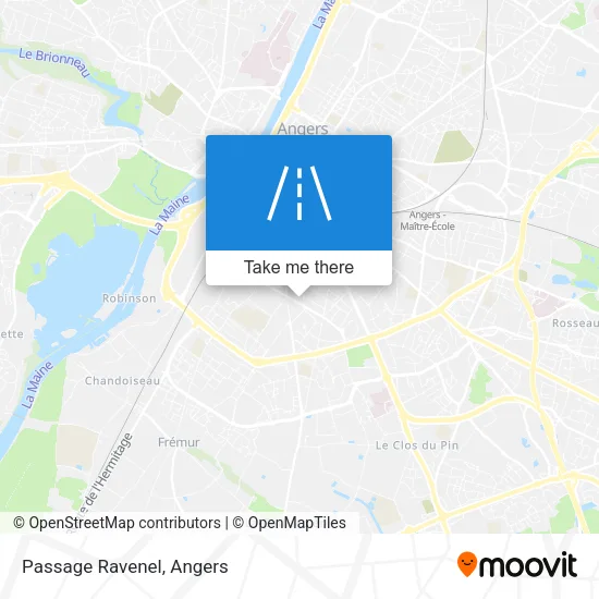 Passage Ravenel map
