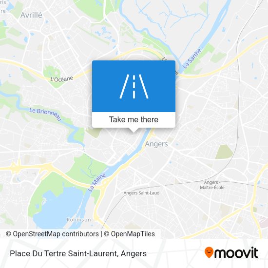 Place Du Tertre Saint-Laurent map