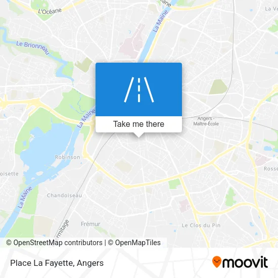 Place La Fayette map