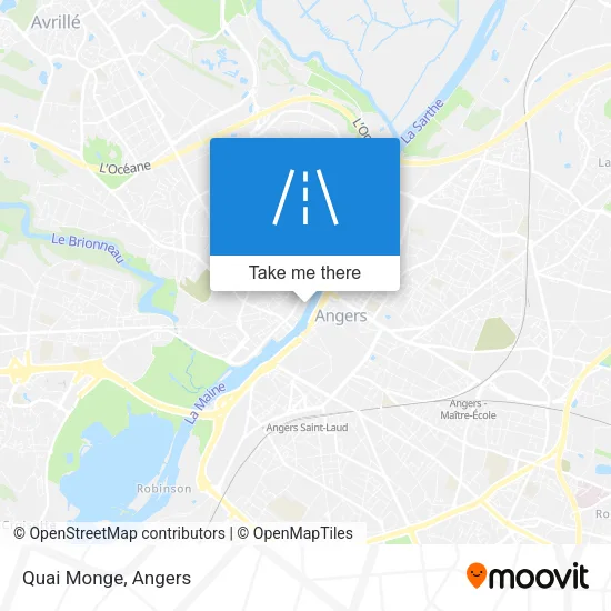 Quai Monge map